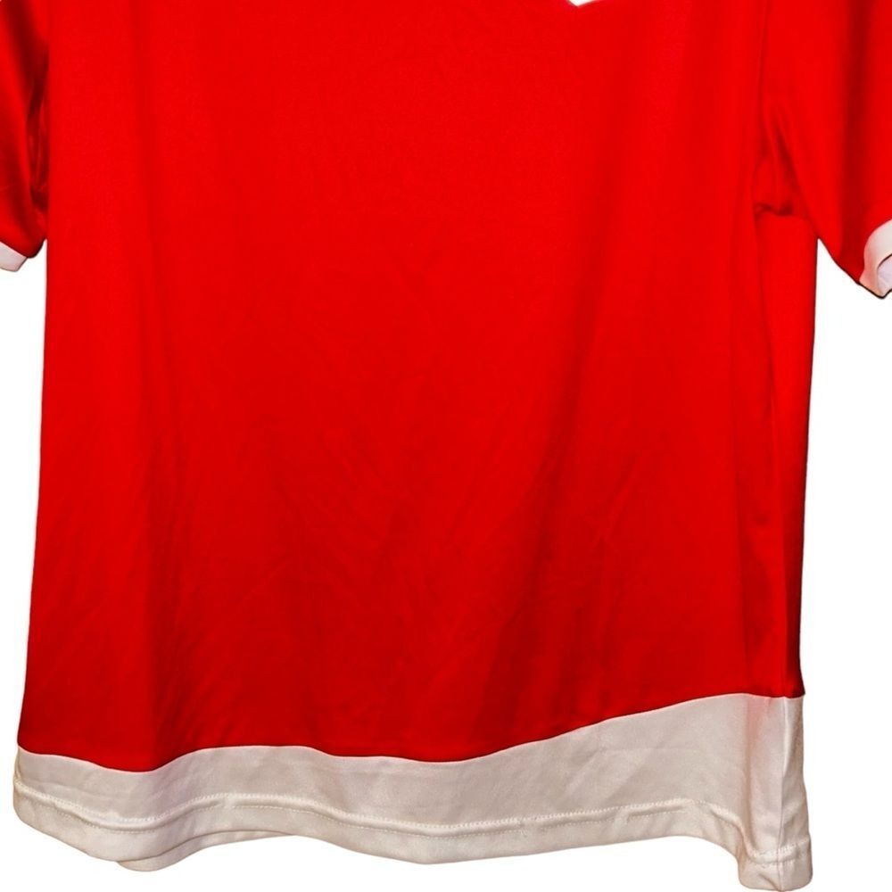 Lotto Italian Sport Women's Workout Tee Shirt‎ XL Soccer Training Red Orange - Picture 3 of 10